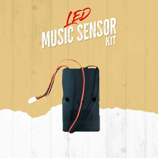 LED Music Sensor Kit - Controls the LED Movment with any Sound Effects | Supports only Low Wattage LED Strip Lights SehgalMotors.pk