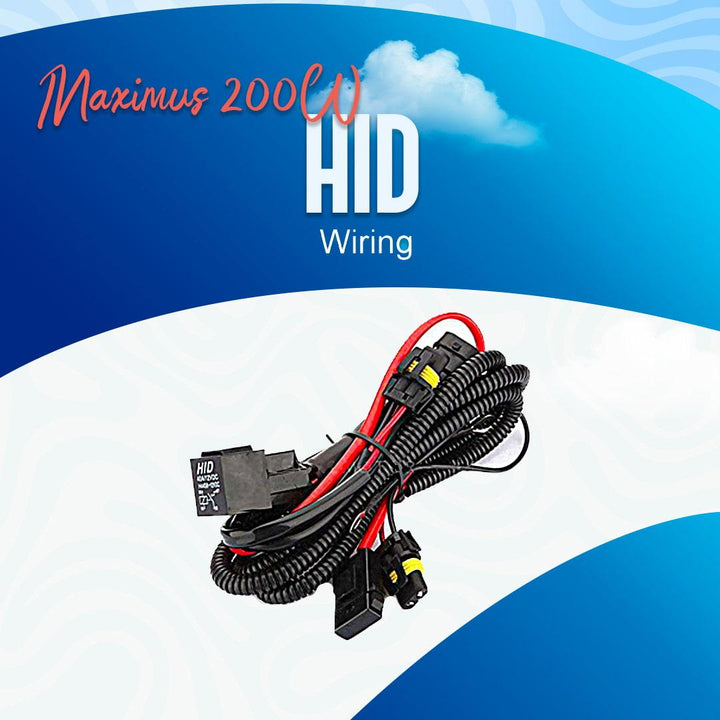 Maximus 200W HID Wiring - LED Driving Light HID Wiring SehgalMotors.pk