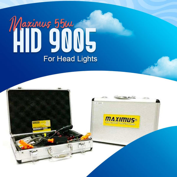 Maximus 55w HID 9005 For Head Lights - Headlamps | Car Front Light | Car Brightest Light SehgalMotors.pk
