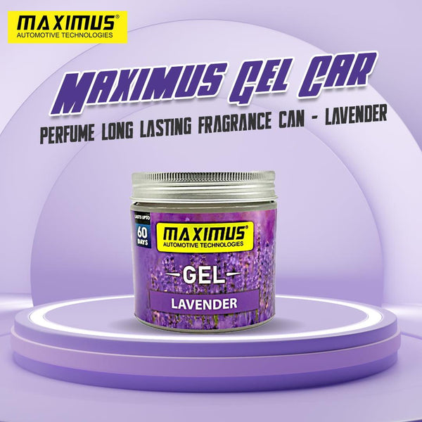 Maximus Gel Car Perfume Long Lasting Fragrance Can - Lavender SehgalMotors.pk