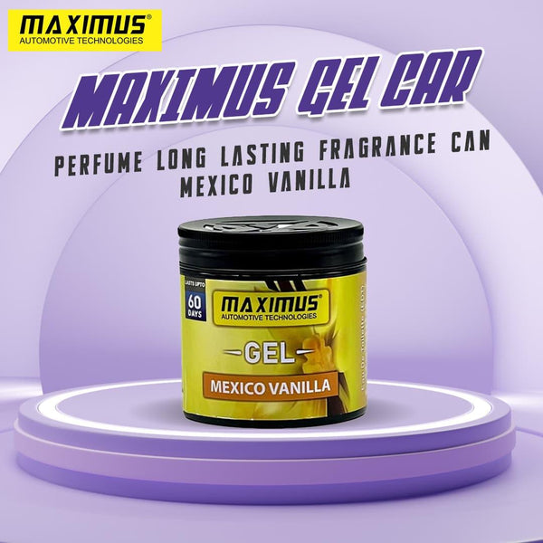 Maximus Gel Car Perfume Long Lasting Fragrance Can - Mexico Vanilla SehgalMotors.pk