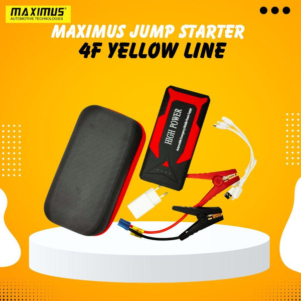 Maximus Jump Starter 4F Yellow Line High Power SehgalMotors.pk