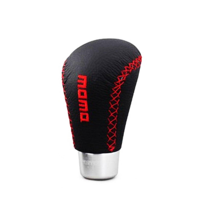 Momo Leather Gear Shift Knob For Manual Transmission with Red Stitch SehgalMotors.pk