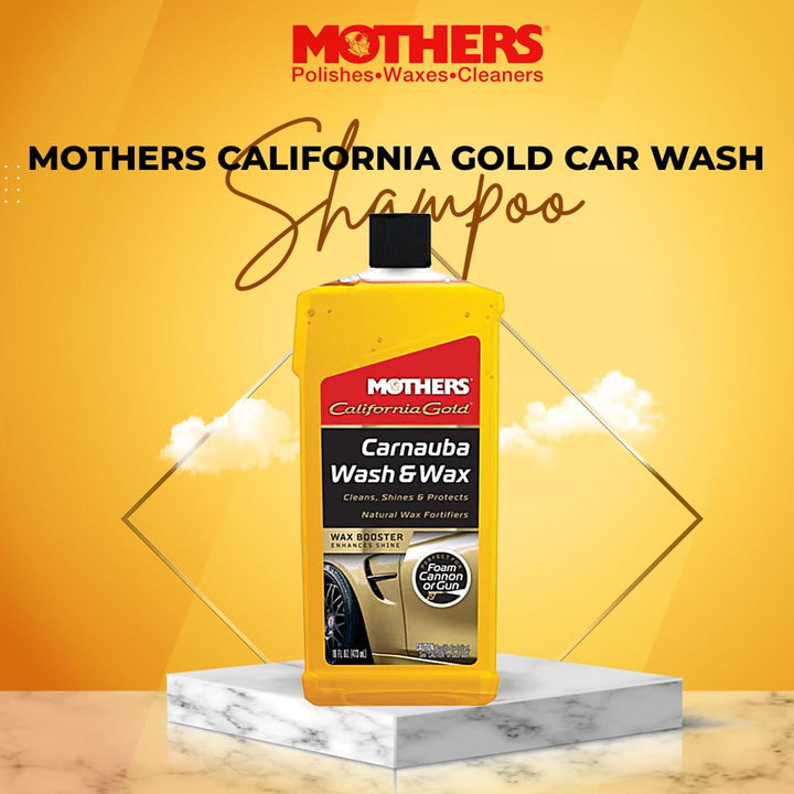 Mothers California Gold Car Wash (05676) - 473 ML - Car Shampoo Cleaning Agent SehgalMotors.pk