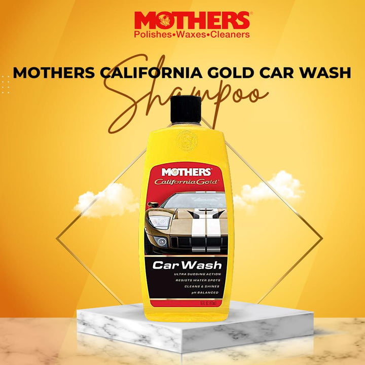 Mothers California Gold Car Wash - 100 ML - Car Glossy Shampoo Cleaning Agent SehgalMotors.pk