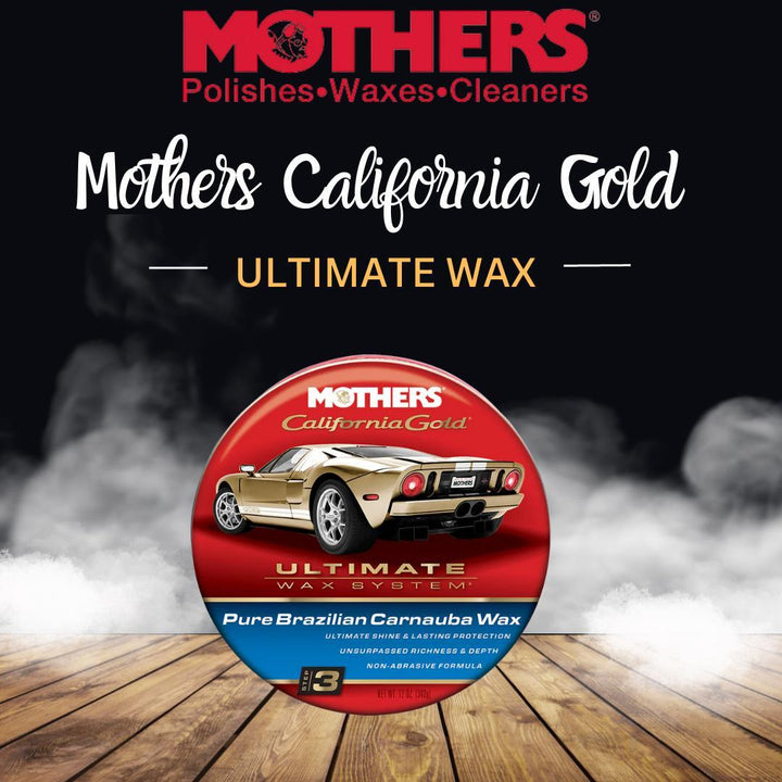Mothers California Gold Ultimate Wax 340 G (05550) - Paint Care Waterproof Coating Soft Wax SehgalMotors.pk