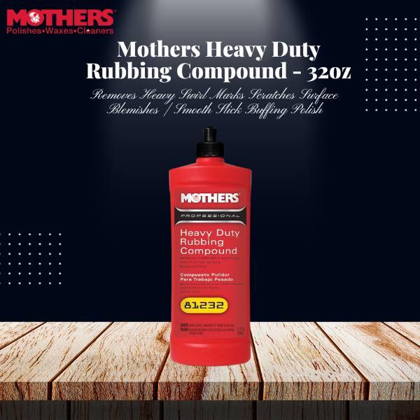 Mothers Heavy Duty Rubbing Compound - 32oz - Removes Heavy Swirl Marks Scratches Surface Blemishes | Smooth Slick Buffing Polish SehgalMotors.pk