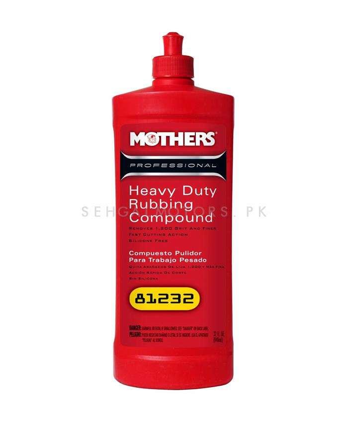 Mothers Heavy Duty Rubbing Compound - 32oz - Removes Heavy Swirl Marks Scratches Surface Blemishes | Smooth Slick Buffing Polish SehgalMotors.pk