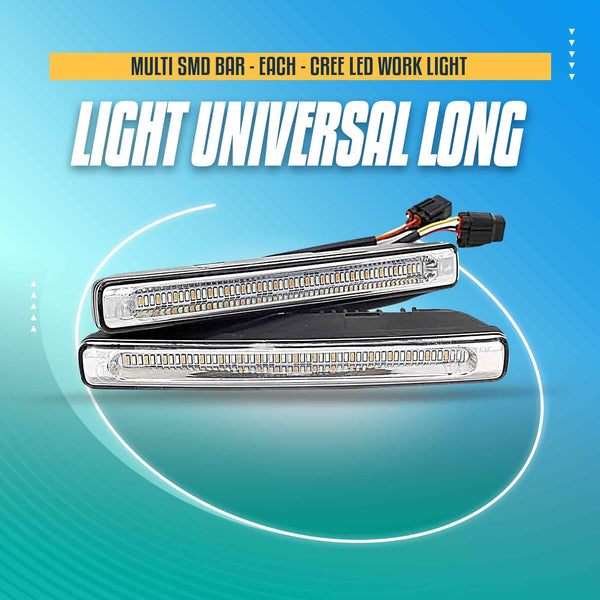 Multi SMD Bar Light Universal Long - Each - Cree LED Work Light Flood Spot Light Offroad Driving LED Light Bar SehgalMotors.pk
