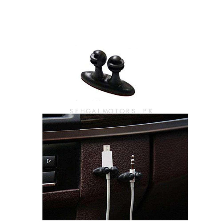 Multipurpose Cable Wire Clips Holder Grip 1PC - Black SehgalMotors.pk