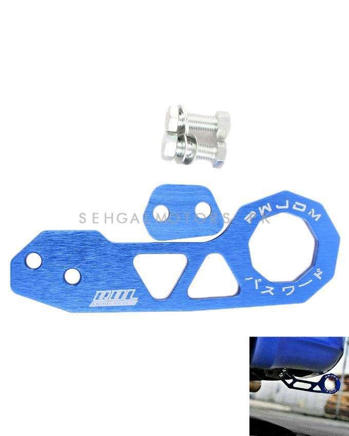Password JDM Rear Tow Hook - Blue - Towing Hook | Tow Hook For Car | Modification Drift Decoration SehgalMotors.pk