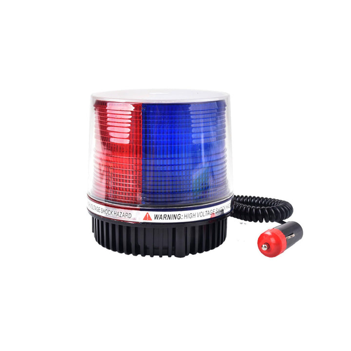 Police Car Roof Revolving Red and Blue Magent Flasher Rotary LED 12v SehgalMotors.pk