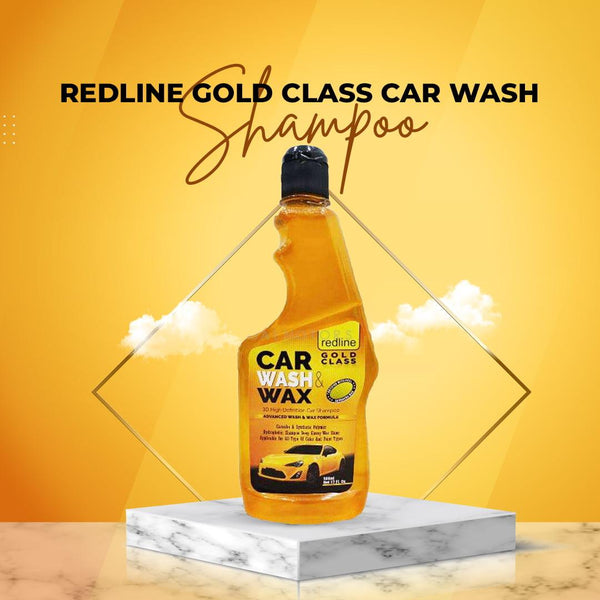 Redline Gold Class Car Wash Shampoo & Conditioner - 500ml - Car Shampoo | Car Cleaning Agent | Car Care Product | Glossy Touch Shampoo SehgalMotors.pk
