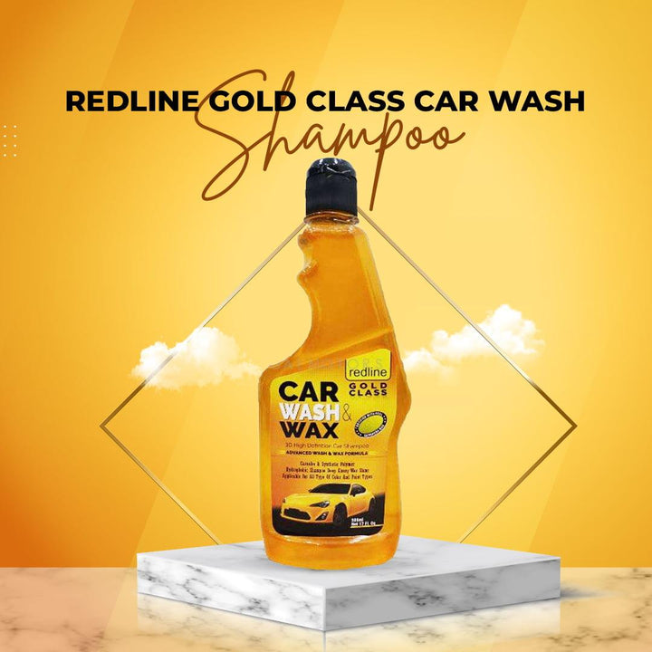 Redline Gold Class Car Wash Shampoo & Conditioner - 500ml - Car Shampoo | Car Cleaning Agent | Car Care Product | Glossy Touch Shampoo SehgalMotors.pk