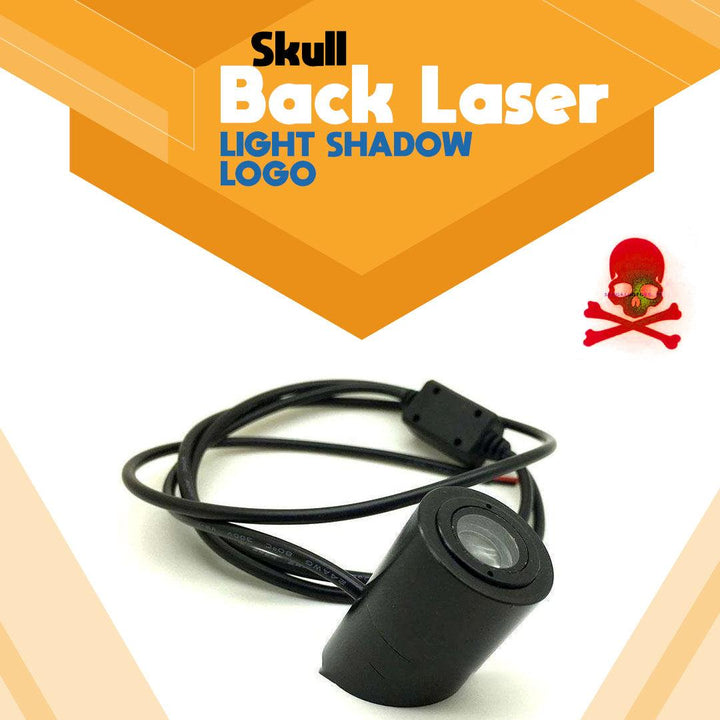 Skull Back Laser Light Shadow Logo SehgalMotors.pk