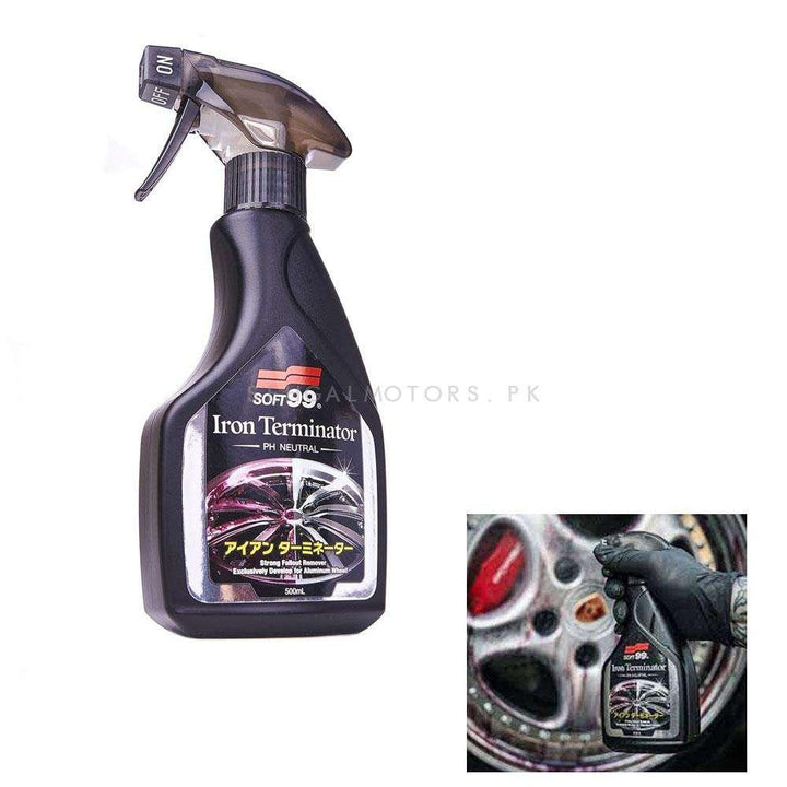 Soft99 Iron Terminator - 500 ML - Strong Fall Out Remover | Wheel Cleaning SehgalMotors.pk