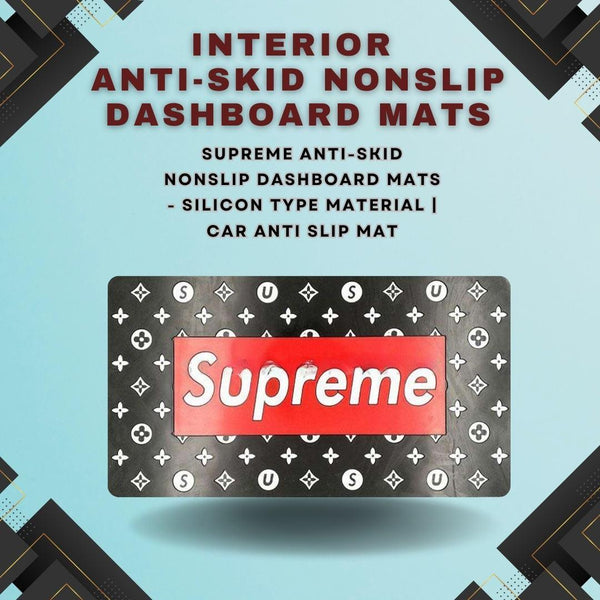 Supreme Anti-Skid Nonslip Dashboard Mats - Silicon Type Material | Car Anti Slip Mat SehgalMotors.pk