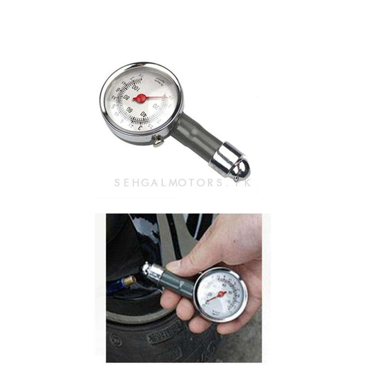 Tire Tyre Air Pressure Gauge Analogue SehgalMotors.pk