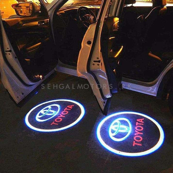 Toyota Ghost Shadow Floor LED Light - Car LED Courtesy Door Projector Light | Door Welcome Light Ghost Shadow Light Lamp SehgalMotors.pk
