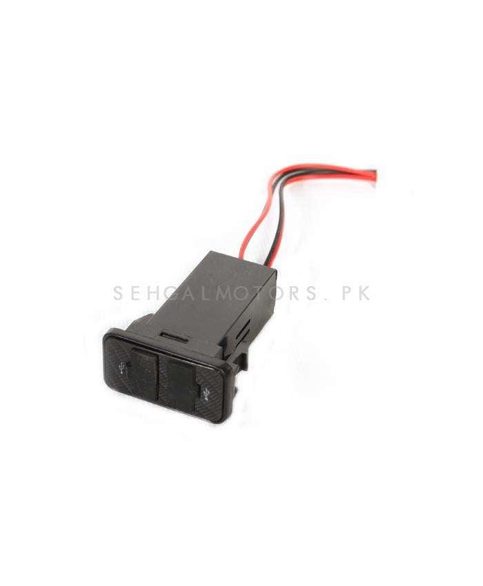 Toyota In-Dash Dual USB Socket OEM Quality For Car Dashboard SehgalMotors.pk