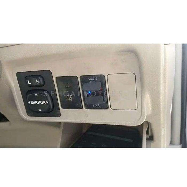 Toyota In-Dash Dual USB Socket OEM Quality For Mobile Fast Charge SehgalMotors.pk