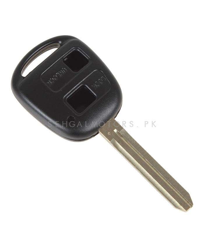 Toyota Replacement Key Shell Case Cover 2 Button Black SehgalMotors.pk