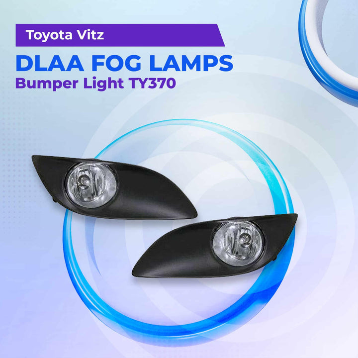Toyota Vitz DLAA Fog Lamps Bumper Light TY370 - Model 2008-2009 SehgalMotors.pk