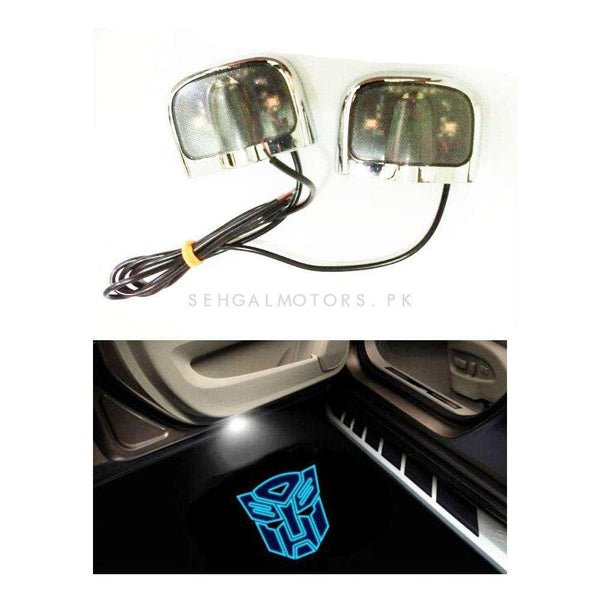 Transformers Ghost Shadow Floor LED Light - Multi - Car LED Courtesy Door Projector Light | Door Welcome Light Ghost Shadow Light Lamp SehgalMotors.pk