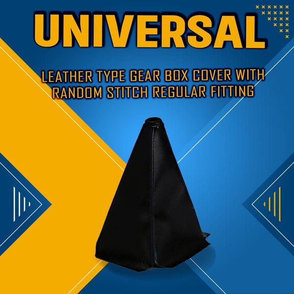 Universal Leather Type Gear Box Cover With Random Stitch Regular Fitting SehgalMotors.pk