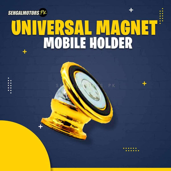 Universal Magnet Mobile Holder - Phone Holder | Mobile Holder | Car Cell Mobile Phone Holder Stand SehgalMotors.pk