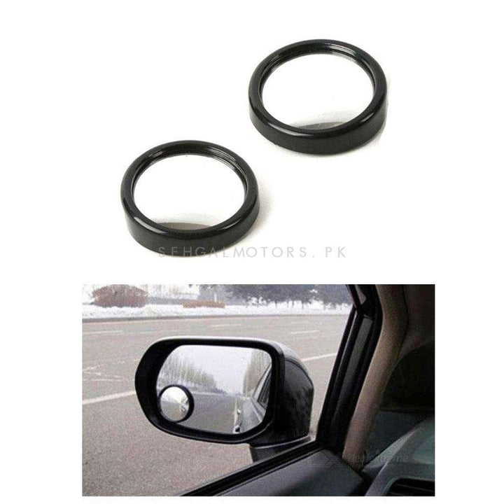 Universal Wide Angle Car Blind Spot Convex Side Mirror Circle SehgalMotors.pk