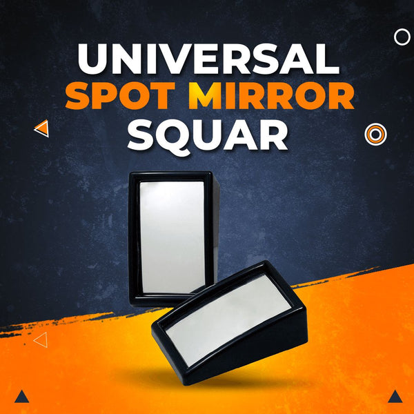 Universal Wide Angle Car Blind Spot Convex Side Mirror Square SehgalMotors.pk