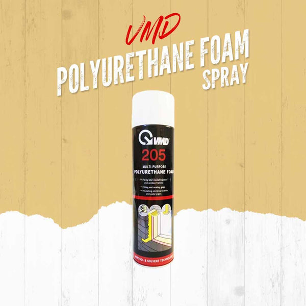 VMD Polyurethane Foam Spray - Fixing and Insulating door and window frames | Filling and Sealing gaps SehgalMotors.pk