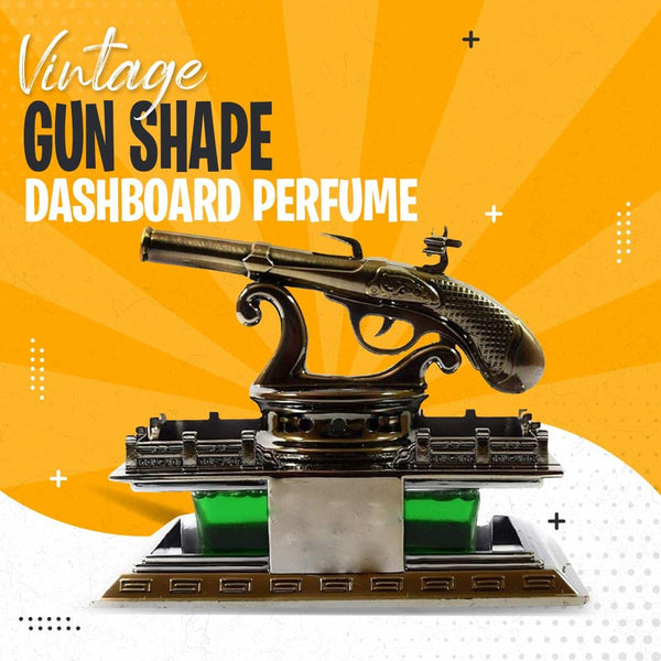 Vintage Gun Shape Dashboard Perfume S-506 - Car Perfume Fragrance Freshener Smell SehgalMotors.pk
