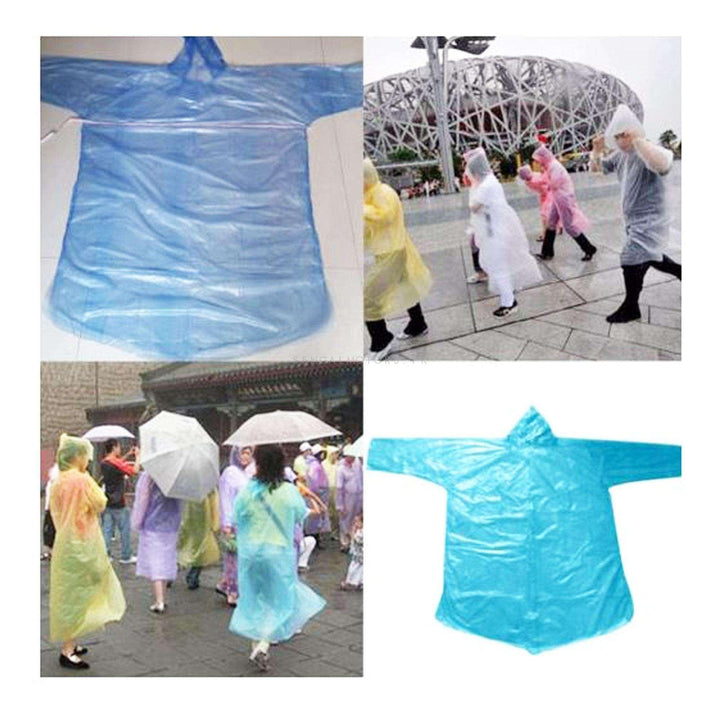 Waterproof Raincoats Without Logo 80 Grams - Raincoat Hiking Long Hooded SehgalMotors.pk