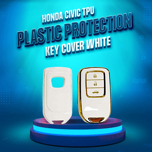 Honda Civic TPU Plastic Protection Key Cover White