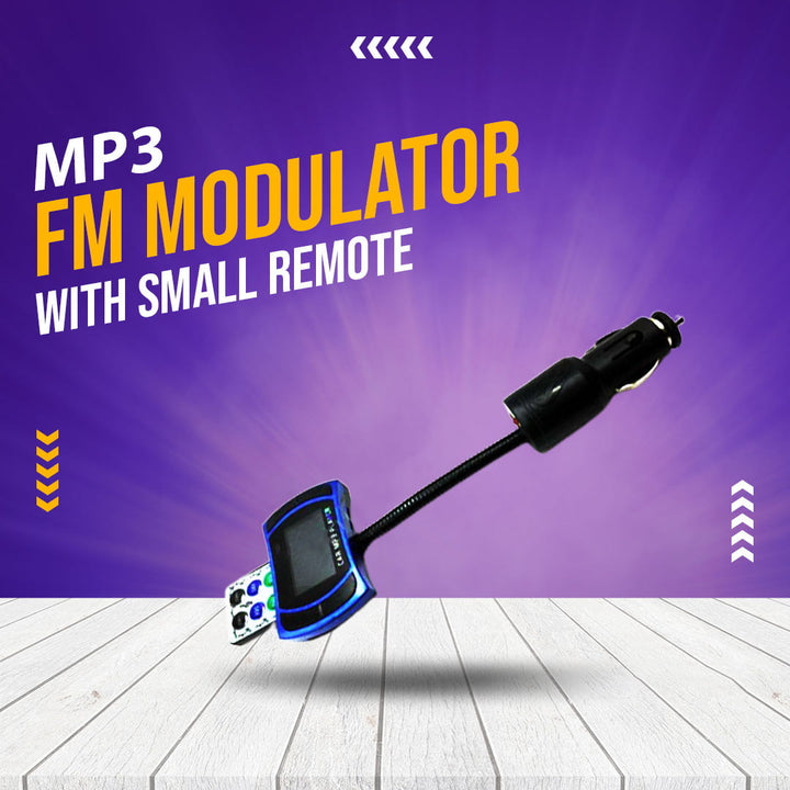 Mp3 Fm Modulator With Remote Small
