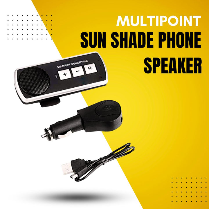 Multi Point Bluetooth Sunshade / Sun Shade Phone Speaker Car Bluetooth