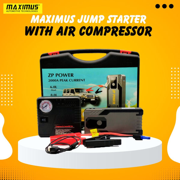 Maximus Jump Starter With Air Compressor HQ Win
