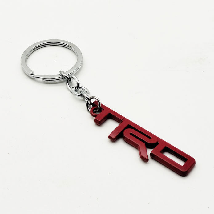 TRD Metal Keychain Keyring - Red