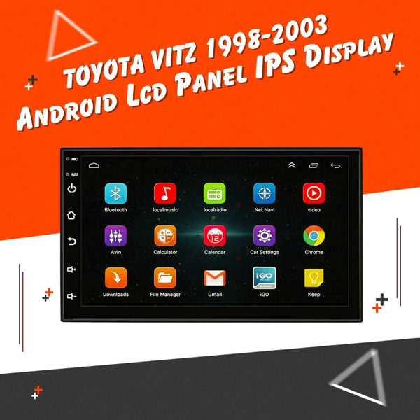 Toyota‬ ‪Vitz‬ Android LCD Black - Model 1998-2003