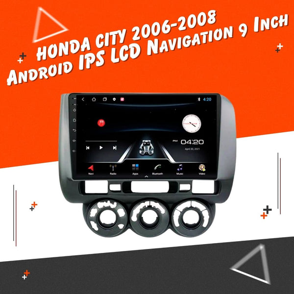 Honda City Android LCD Grey 9 Inches - Model 2006-2008
