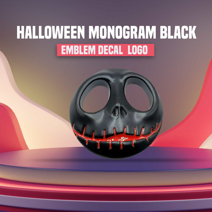 Halloween Monogram Black