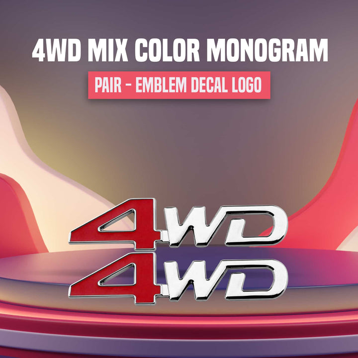 4WD Logo Mix Color - Each