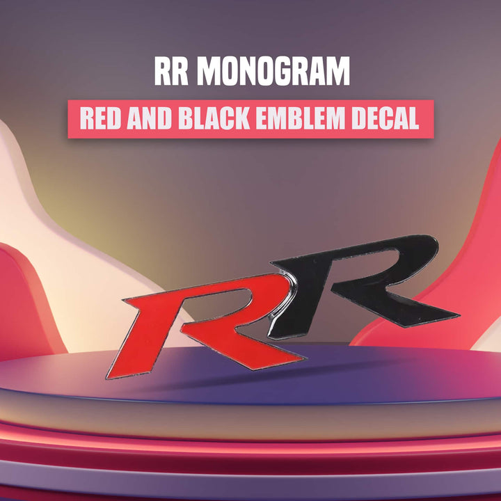 RR Monogram Red and Black