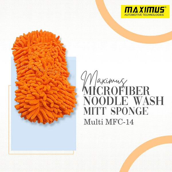 Maximus Microfiber Noodle Wash Mitt Sponge Multi MFC-14