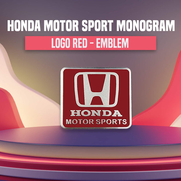 Honda Motor Sport Logo Red