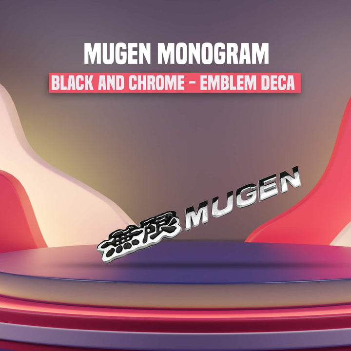 Mugen Monogram Black And Chrome