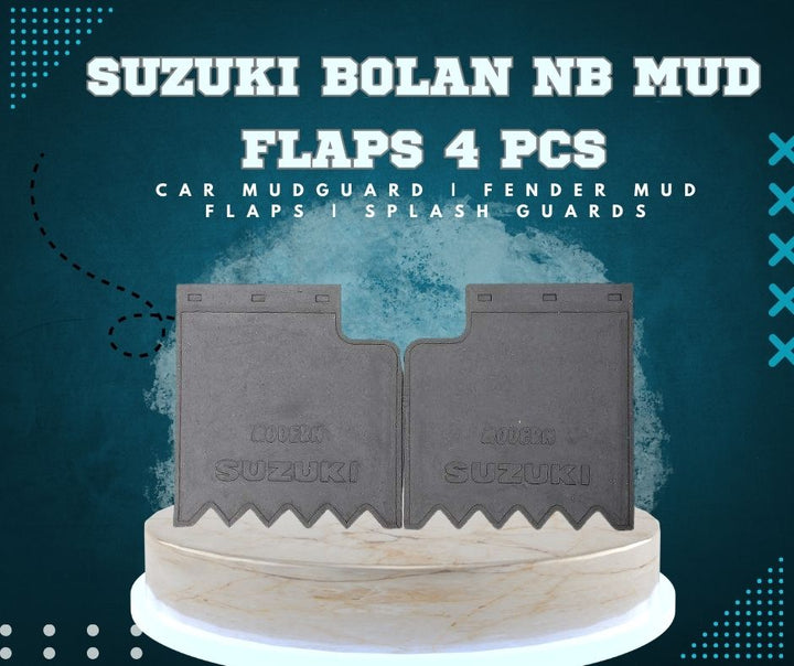 Suzuki Bolan NB Mud Flaps 4 Pcs