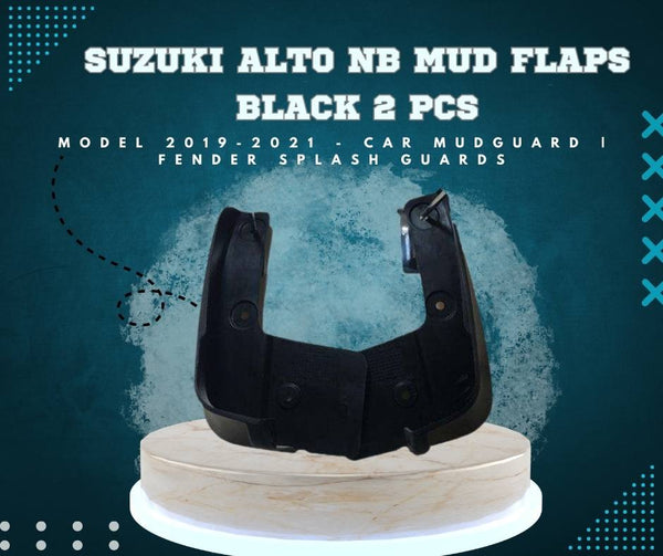 Suzuki Alto NB Mud Flaps Black 2 Pcs - Model 2019-2021
